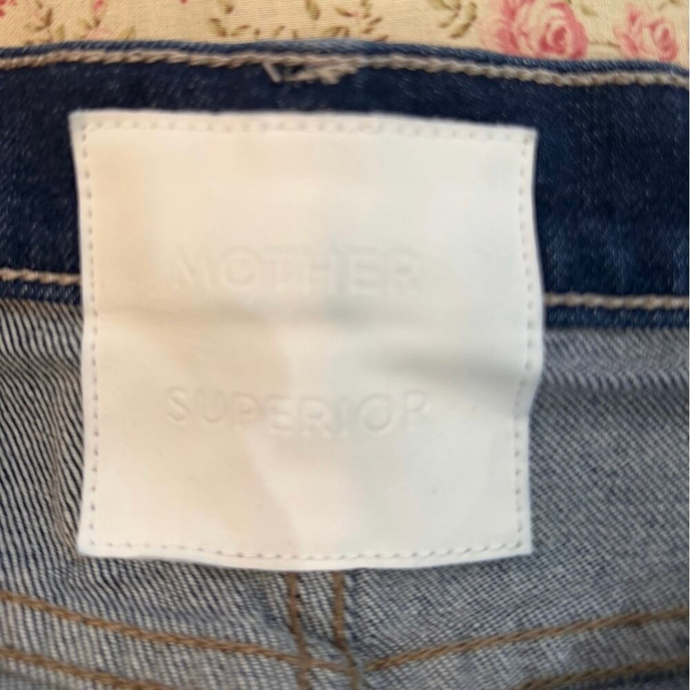 MOTHER The Hustler Roller Sneak Cuff Jeans Kicks & Riffs Size 27 - Picture 5 of 7